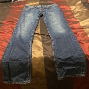 Abercrombie & Fitch blue jeans. Size: 30x34